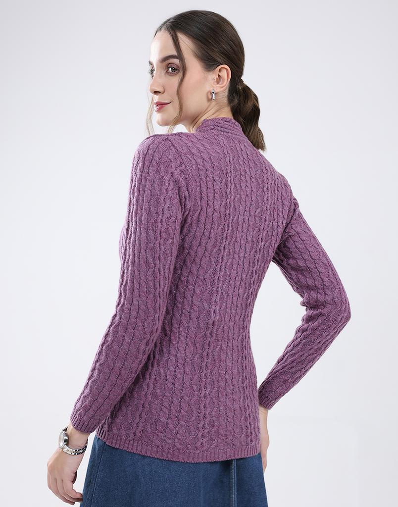 MONTE CARLO Women's V Neck Full Sleeve Cardigan