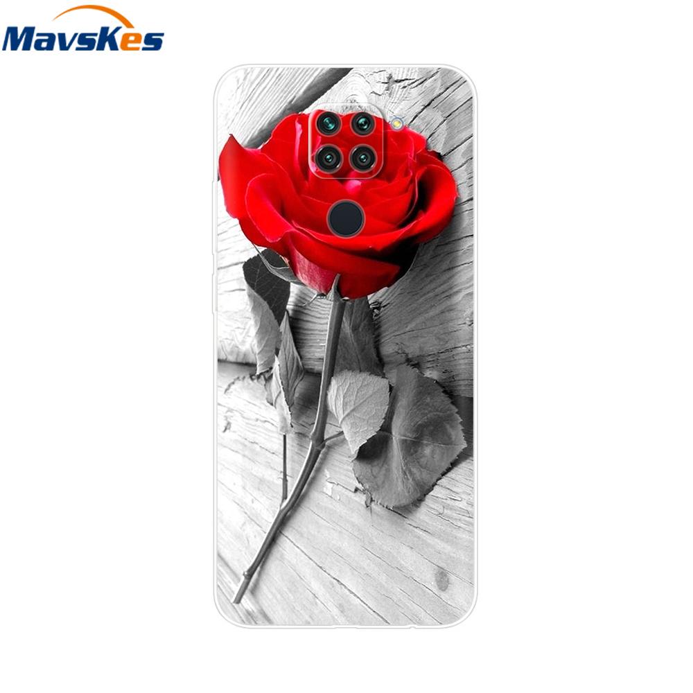 Phone Case For Xiaomi Redmi Note 9 Case 6.53'' Soft Silicone TPU Back Cover for Xiaomi Redmi Note 9 Note9 Case Coque Fundas Para