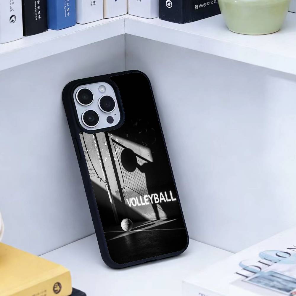 

Volleyball Phone Case For iPhone17,16,15,14,13 Plus,Pro Max Magnetic For Magsafe Wireless Charging iPhone12PRO