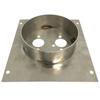 1PCS Chinese Diesel Heater Mounting Plate Stainless Steel 60mm Turret Planar For Eberspacher Webasto Heaters Automobiles Parts