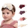 Headband Flower Shape Baby Comfortable Soft Rose Creative Baby Imitation Flower Headband for Infant