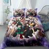 Anime Comics Art  My Hero Academia Duvet Cover Set UK Single Double Queen US Twin Full King Size Among Bed Linen Set