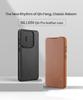 NILLKIN for Samsung Galaxy S25 Edge 5G Case Qin Pro Flip Leather Case Camera Slide Ultra-Thin Case Lens Protection Cover