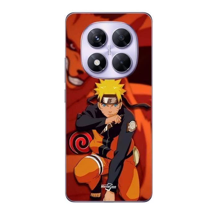 Coque - Maniacase - Xiaomi Redmi Note 14 Pro 5G - Naruto Kurama - Souple - Orange