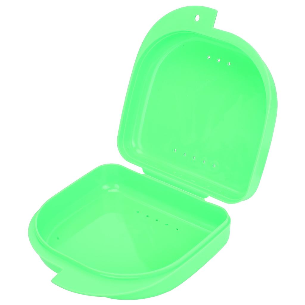 Plastic Dental Retainer Box Orthodontic Dental Retainer Portable Storage Box with Vent Holes