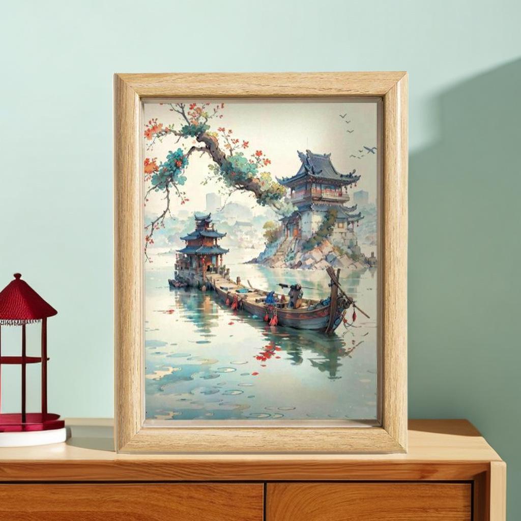 Artă cu vedere duală: Cuvinte de departe, fotografii de aproape. Perfect pentru decorul camerei de zi și un cadou creativ pentru prieteni/cupluri. Ramă decorativă de perete.