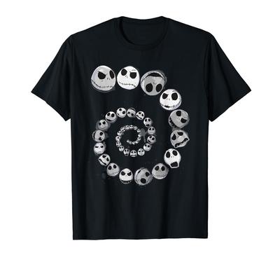 Disney The Nightmare Before Christmas Jack Emotional Spiral T-Shirt