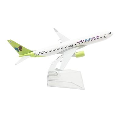 Souvenirs Toy 16cm Korean JINAIR 737 B737 Plane Model Airplane Model Aircraft Model Diecast Metal 1:400 Airplanes Plane Toys