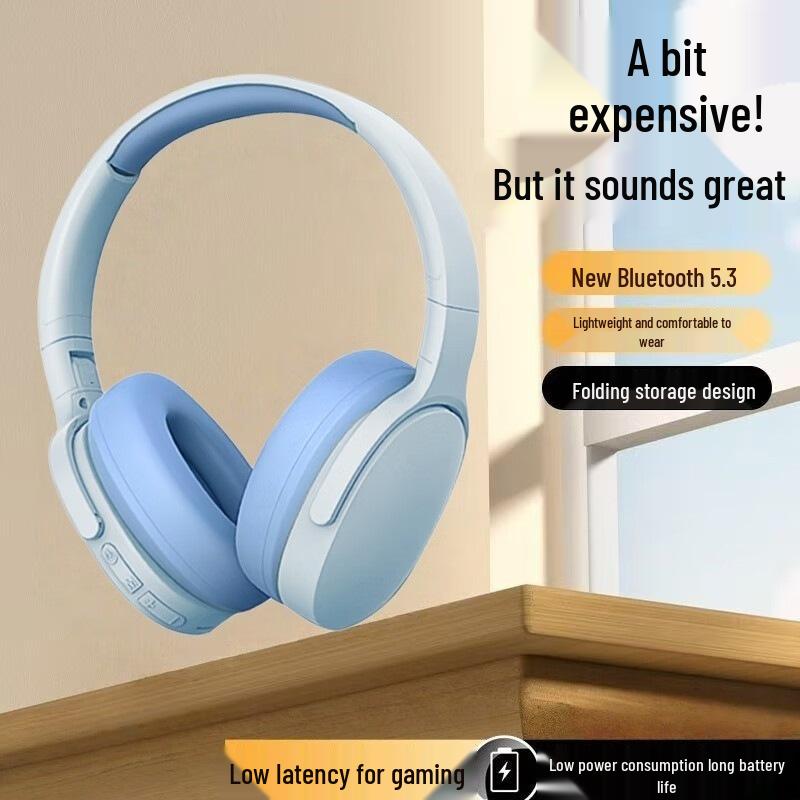 Heavy Bass Wireless Over-Ear Gaming Headphones P2961 with High Sound Quality for Mobile, Gaming & Music