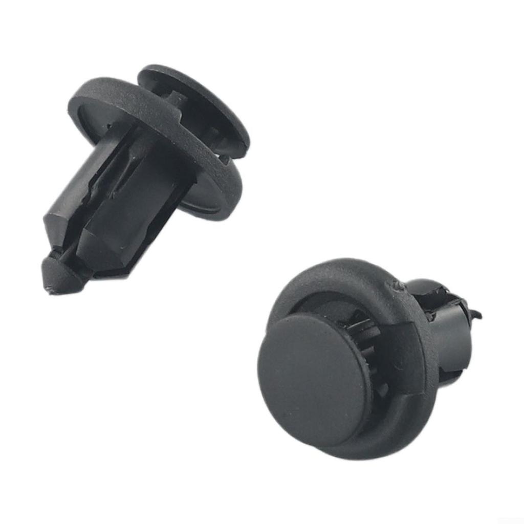 Nylon Bumper Retainer Clips Set Black Replacement Fastener Accessories