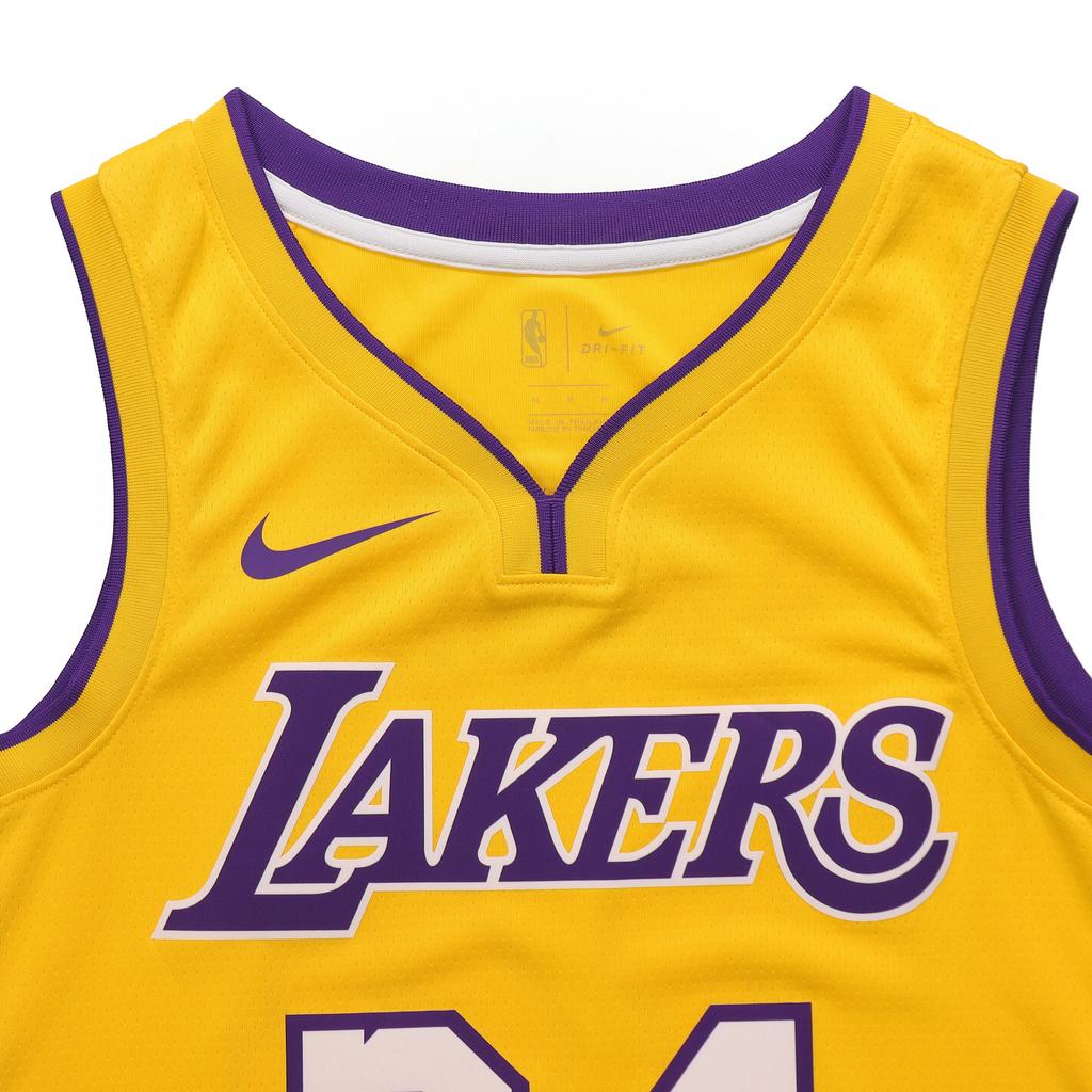 Nike NBA Kobe Bryant Icon Edition Swingman Jersey Men Jersey Yellow AQ2109-728
