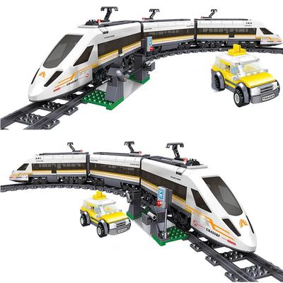 MOC City Train Set Electric Orient Express Station Bloc de construcție Cărămidă Model modular Ziua Copilului Cadou de Crăciun pentru Băieți Copii