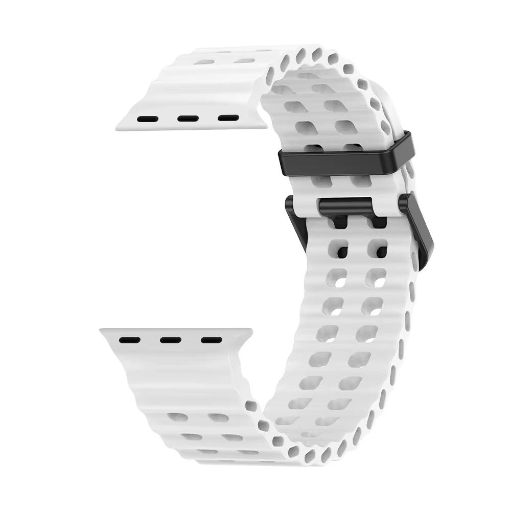 Oceanový řemínek pro Apple Watch 10 Pásek 44mm 45mm 41mm 49mm 42mm 46mm silikonový correa náramek iWatch série 5 7 6 3 se 8 Ultra 2 9