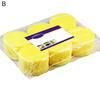 1Pc/12Pcs Waxing Sponge Porous Effortless High Density Super Soft Hand Tool Car Cleaning Durable Yellow Car Polish Wax Applicator Pad for Car