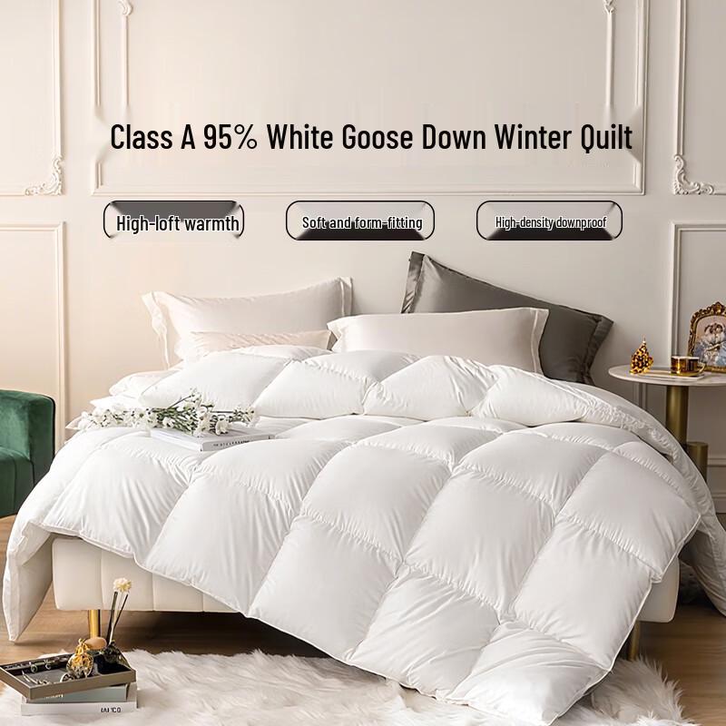

Premium 95% White Goose Down Winter Quilt 150 x 200 cm