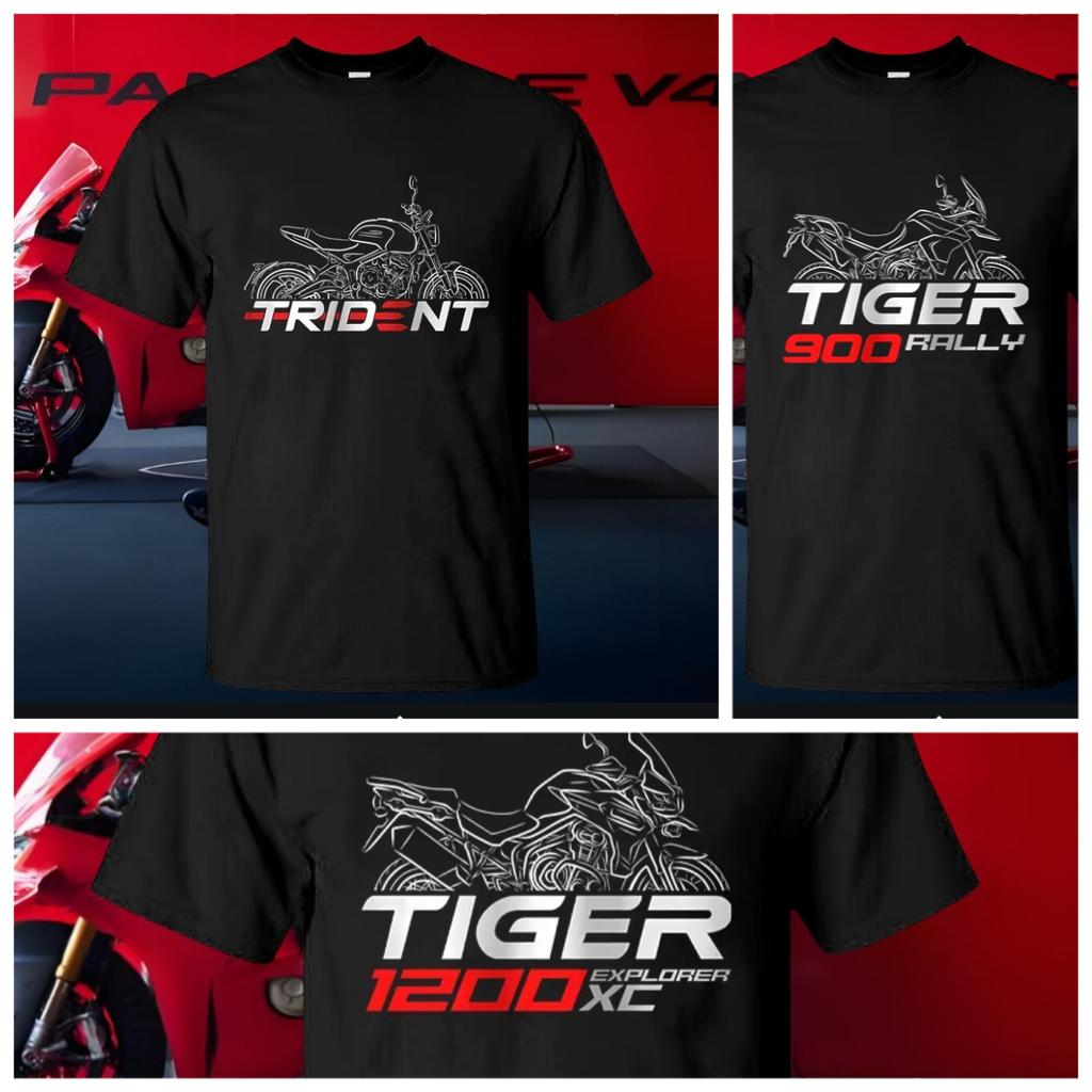 Men's T-shirt Victory Tiger Explorer 1200 GT Rally XC 900 Rally Pattern Casual T-shirt Clothing Cotton Short Sleeve T-shirt