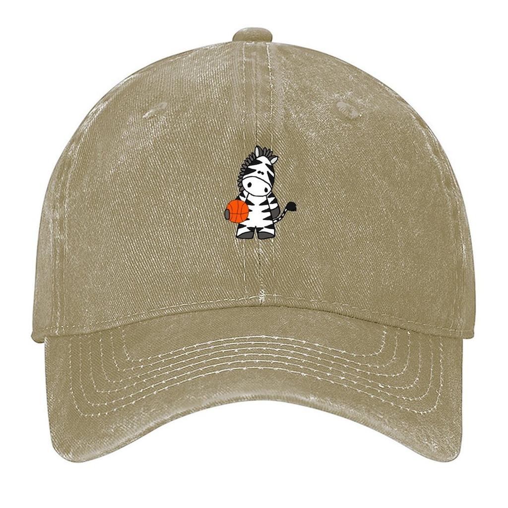 2026 Funny Zebra Playing Basketball Cartoon Baseball Cap Funny Hats Fun Hats Dropshipping Sailor Cap For Men Sun Hats For Women