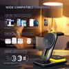 3 In 1 Magnetic Wireless Charger Adjustable 15W Fast Charging Dock Station with Touch Night Light for iPhone Apple Watch Airpods