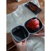 Edenus Japanese Style Portable Gongfu Tea Set - Lacquer Red Glaze