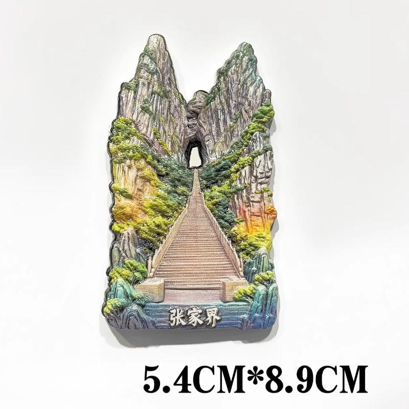 China Souvenirs Guangzhou Tower Fridge Magnets Fujian Guangxi Beihai Xiamen Wuzhen Dali Luoyang Zhangjiajie Fridge Magnets Gifts