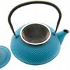 Cast Iron Kettle Blue 1.5 L Infuser With Strainer For Herbal Tea