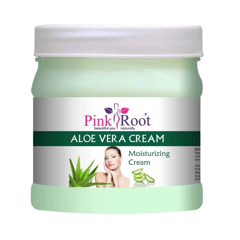 Pink Root Aloe Vera Cream 500gm with Aloevera Gel 500gm