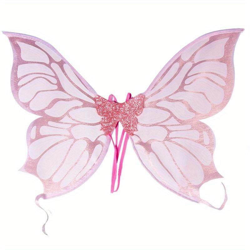 Magical Fairy Costume Accessories with Glittery Butterfly Wings Stylish Shimmering Butterfly Wings for Themed Parties Dress-Up