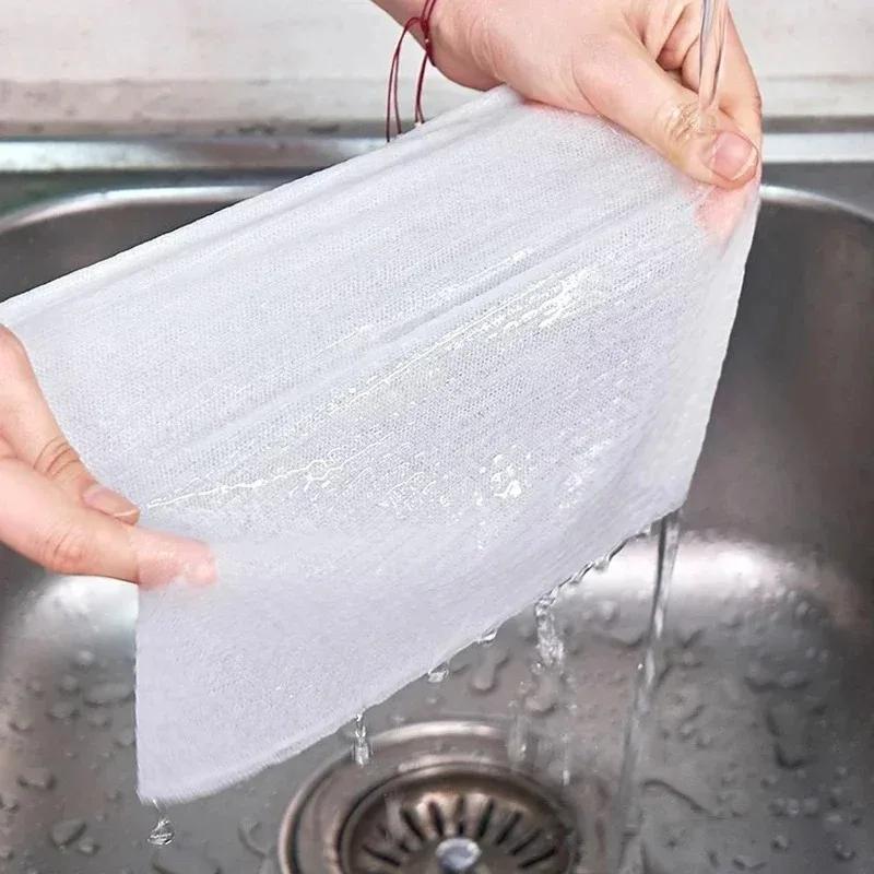 Paños de limpieza desechables no tejidos para cocina Trapos domésticos reutilizables Trapos de cocina Toallas de papel para lavar Paños de cocina antiadherentes Toallitas de aceite