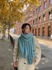 Cashmere Scarf Women'S Winter Thickened Solid Color Wool Scarf Versatile Shawl Men'S Autumn And Winter White Scarf