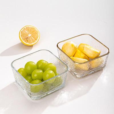 Piatto Creativo in Vetro per Snack di Frutta per Soggiorno: Vassoio per Frutta Secca, Noci, Caramelle, Dessert