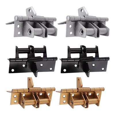 2Pcs Heavy Duty Self Closing Wood Door Closers Self-Closing Spring Door Hinges 90 Degree Positioning Automatic Hinge