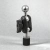 Plastic Metal Ball Head Adapter with 360 Rotation Capability for 1/4 to 17.4mm Conversion for Photography Vlog