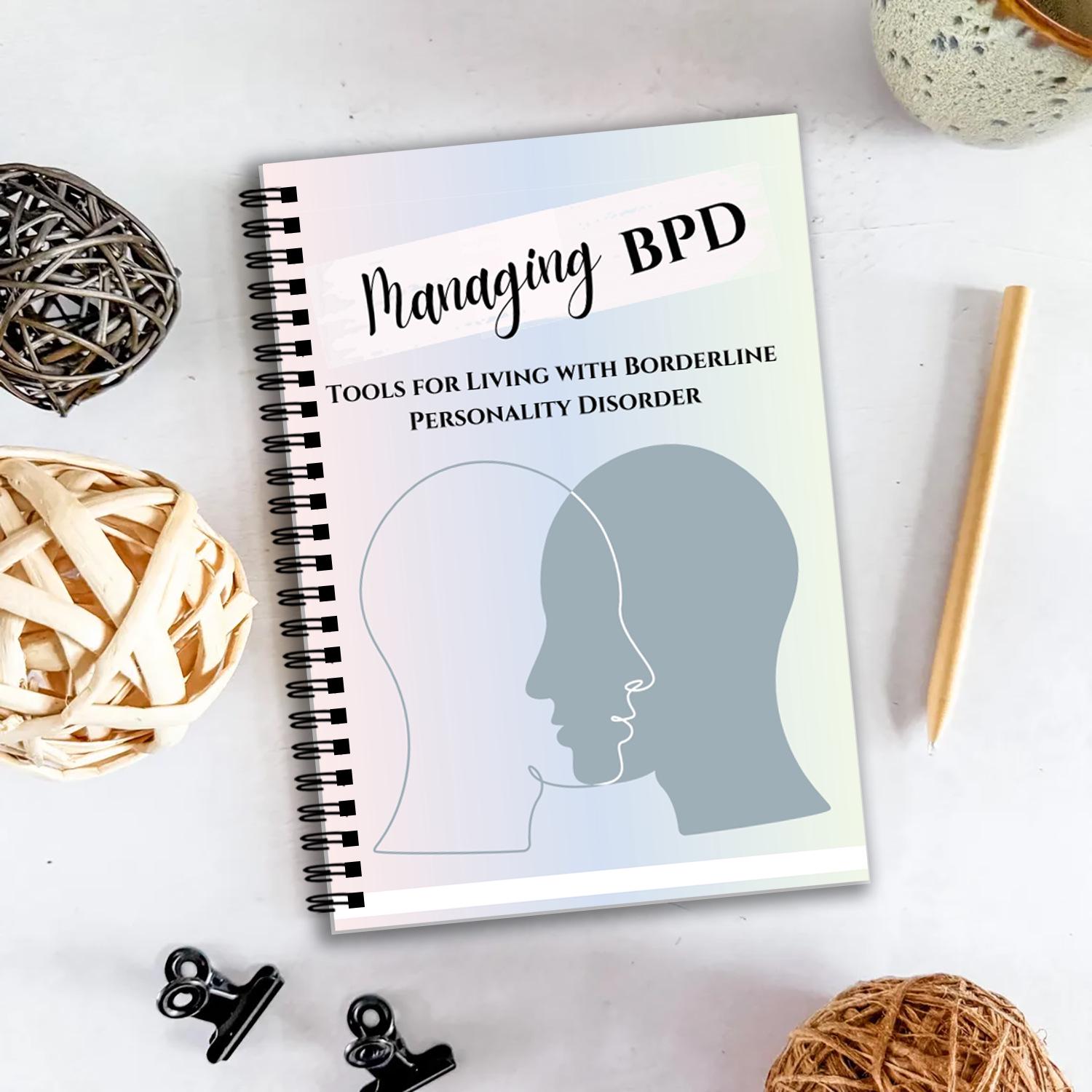 Cross-Border BPD Management Notebook: Psychological Tool for Borderline Personality Disorder, 20 Pages Other