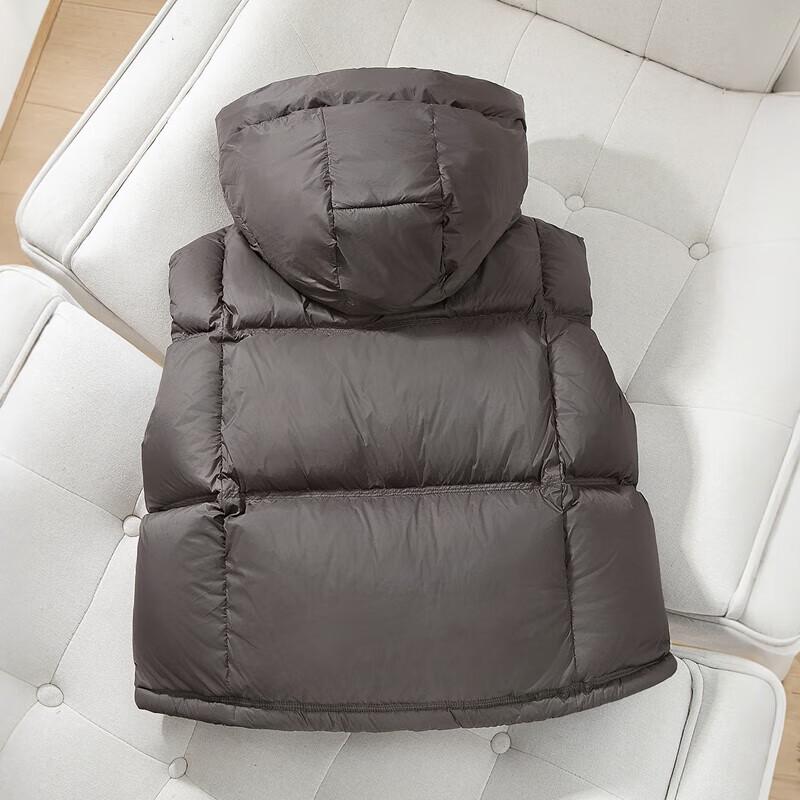 Sibaishe Women's Hooded 90% Down Vest