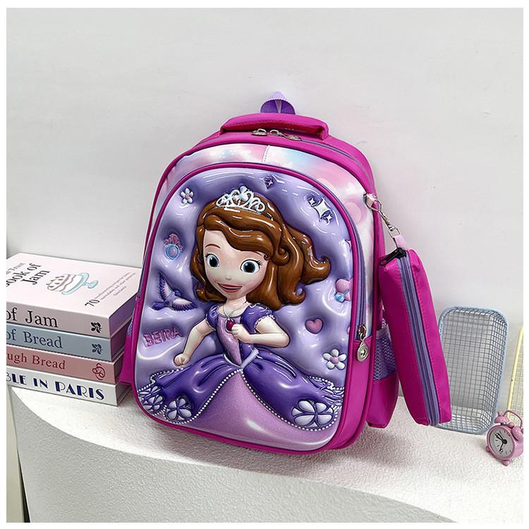 Adorable 3d Cartoon Hard Shell Kids Backpack For School With Cute Curved Straps