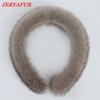 JERYAFUR 2023 frauen Luxus Winter Real Nerz Stirnbänder Hohe Qualität Echtpelz Haar Band Dame Mode Haar Hoop Pelzigen Geschenk