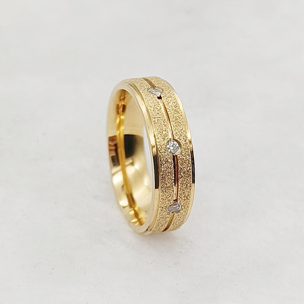 Couple Wedding Rings For Men Lover's Alliance Male Female Ringe Anniversary Stainless Steel Jewelry Ring Woman Gold Color