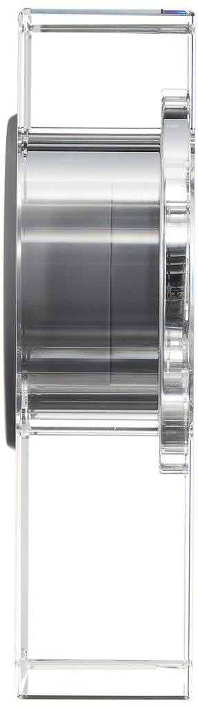NARUMI Watch Glassworks Monolith Clear Height 18cm World Clock GW1000-11064