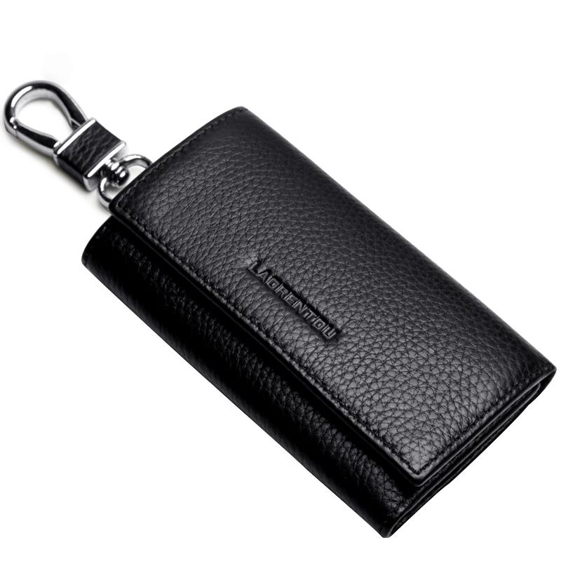 

Men s Tri-fold Leather Key Holder Wallet