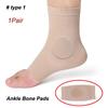 1 Pair Gel Pads Ice Skating Padded Protection Socks Malleolar Sleeves Protection of Front Foot Shin Achilles Tendon Heel  Socks