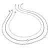 Olivia Burton Classic Illusion Silver Stacking Necklace Set Necklace and Pendant Set (obj24100075) - Women's (Authorized Retailer)