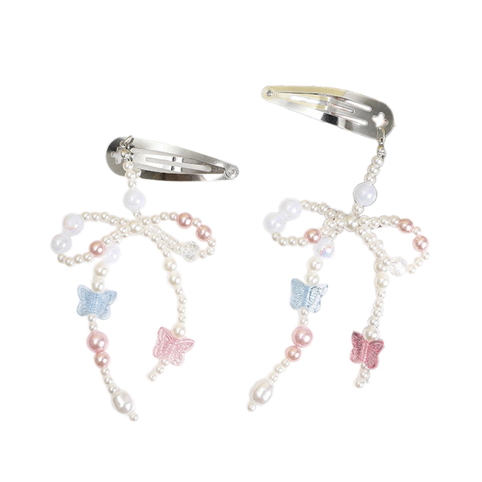 

Элегантная жемчужная заколка-бант для волос, клипсы, заколки-автоматы, французский стиль, бант для волос, головные уборы, аксессуары для волос для женщин 1