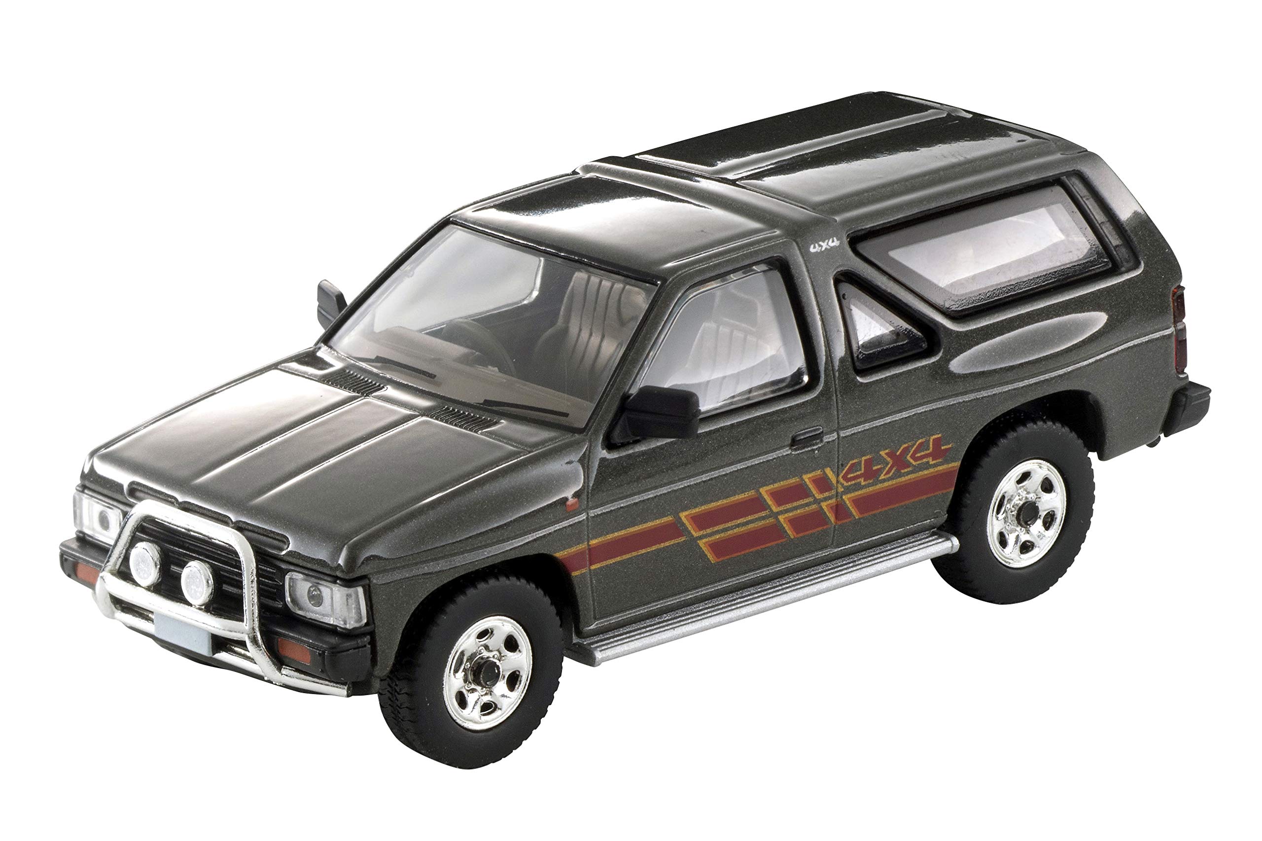 

Tomica Limited Vintage Neo Scale Nissan Terrano R3M with Optional Finished Product 1/64 LV-N63d Parts, Gray, серый