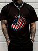 Cotton Patriotic USA Flag Fighter Jets Boys 4th Of July T-Shirt