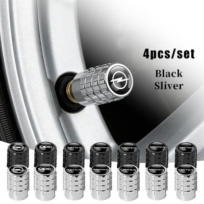 4Pcs Car Wheel Valve Caps Stem Cover Auto Accessories For Corsa Astra OPC Zafira Mokka Antara Ampera Insignia GTC Vectra H