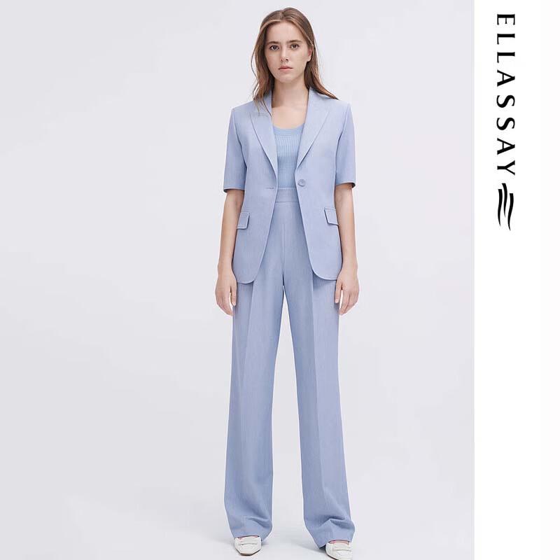 ELLASSAY Women's Minimalist Short-Sleeve Knit Top EWE342M05800