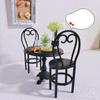 Nordic Style Metal Kids Pretend Play Kitchen Set Miniature Dining Table Chair Playset For Imaginative Creative Development