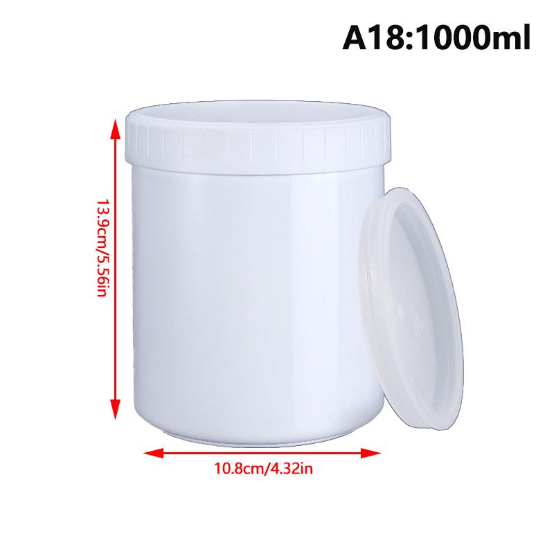 

1 шт. 30-1000 мл белая/черная пластиковая банка для маски, крема, контейнер для хранения продуктов, косметический пустой контейнер, коробка для макияжа белый