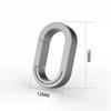 Mini Tc4 Titanium Alloy Keychain Buckle Key Ring Car Accessories Waist Hanging Chain Ring Buckles Opener Edc Outdoor Tool