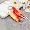 Creative Fried Crab Keyring Amusing Addition To Accessories Ornament Great For Everyday Carry or Gift Giving